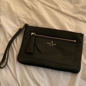 Kate Spade Tassel Wristlet - Black